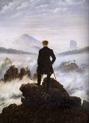 Caspar David Friedrich The walker above the mists oil painting on canvas